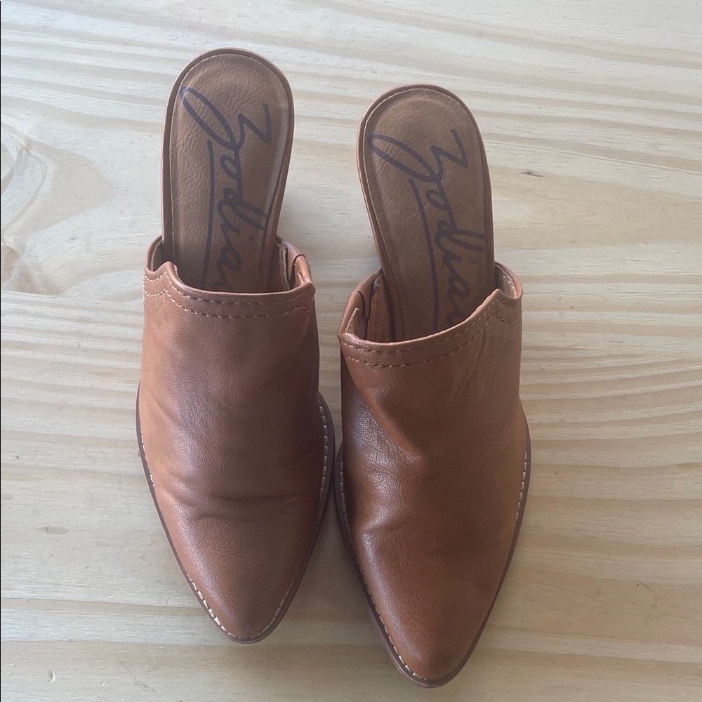 Zodiac Women's  Brown Leather Mules - Picture 3 of 16